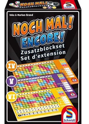 Schmidt Würfelspiel Noch mal! - Zusatzblock-Set (IV,V,VI)