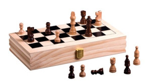 Piatnik Brettspiel Schach - Holzkassette, Buchoptik (Piatnik)