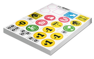 Corax Games Kartenspiel Half-Pint Heroes: Happy Hour - Stickerpaket