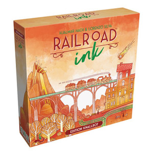 Würfelspiel Railroad Ink: Knallrot