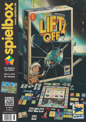 Spiel Spielbox 06/2018 inkl. neuen Plättchen für Isle of Skye