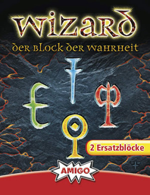 Amigo Kartenspiel Wizard - Der Block der Wahrheit (2 Ersatzblöcke)