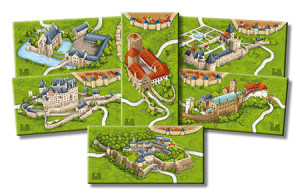 Spiel Carcassonne | Burgen in Deutschland (neue Edition) - Erweiterung