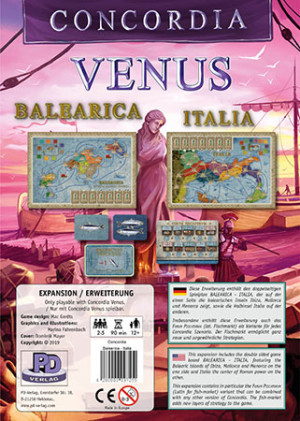 Brettspiel Concordia Venus | Balearica-Italia - Erweiterung