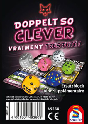 Schmidt Würfelspiel Doppelt so clever - Ersatzblock