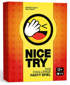 Kartenspiel Nice Try - Das Challenge-Partyspiel