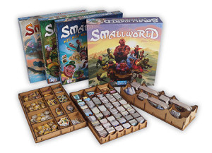 Spiel e-raptor - Sortiereinsatz für Small World und 3 Erweiterungen