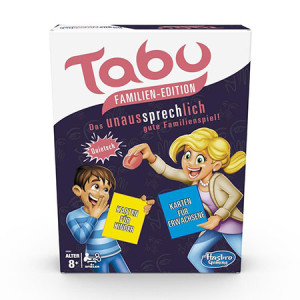 Hasbro Kartenspiel Tabu Familien Edition