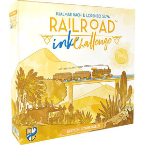 Würfelspiel Railroad Ink - Challenge: Edition Sonnengelb