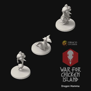 Brettspiel War for Chicken Island - Dragon Mama Expansion EN
