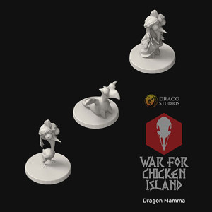 Brettspiel War for Chicken Island | Dragon Mama - Erweiterung (de)