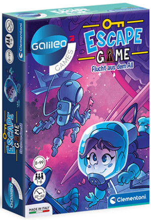 Clementoni Kartenspiel Escape Game - Flucht aus dem All