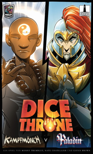 Grimspire Würfelspiel Dice Throne: Kampfmönch vs. Paladin