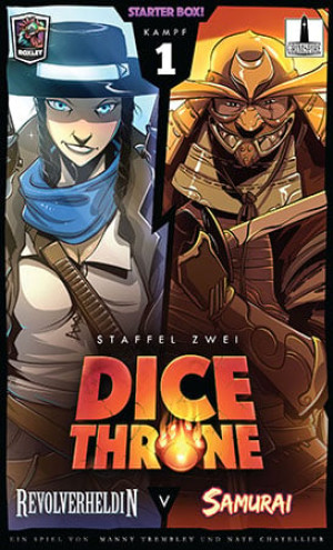 Grimspire Würfelspiel Dice Throne: Revolverheldin vs. Samurai