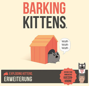 Kartenspiel Exploding Kittens - Barking Kittens Erweiterung