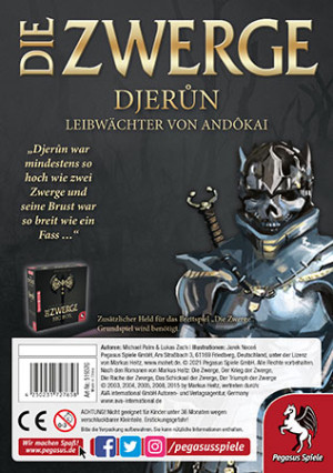 Brettspiel Die Zwerge | Charakterpack: Djerun - Erweiterung