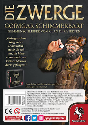 Brettspiel Die Zwerge - Charakterpack: Goimgar Erweiterung