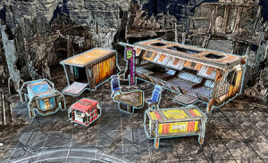 Brettspiel Trade Container (Battle System)