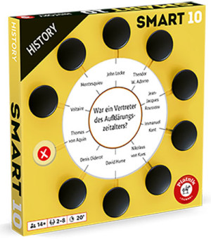 Piatnik Brettspiel Smart 10 Zusatzfragen - Geschichte
