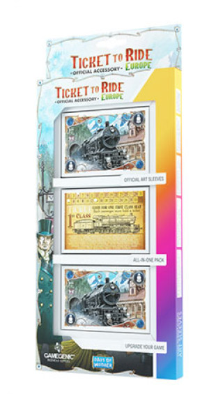 Asmodee Spiel Zug um Zug - Europa Premium Art Sleeves (Style 1)