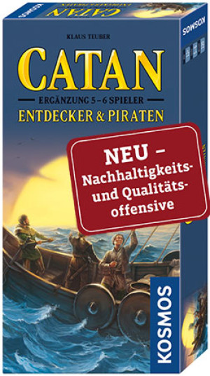 Brettspiel Catan - Entdecker & Piraten Ergänzung für 5-6 Spieler