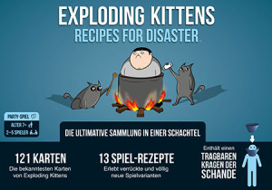 Kartenspiel Exploding Kittens: Recipes for Disaster