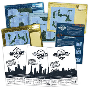 Brettspiel Captain Sonar- Mission Vectrum Erweiterung