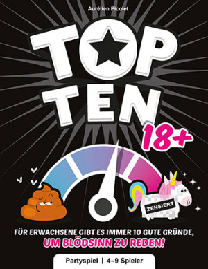 Asmodee Kartenspiel Top Ten 18+