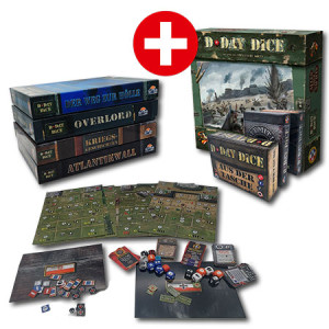 Giant Roc Würfelspiel D-Day Dice 2nd Edition - Herrschaftsbundle
