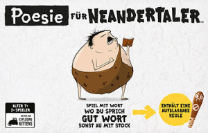 Asmodee Kartenspiel Poesie für Neandertaler