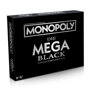 Winning Moves Brettspiel Monopoly | Mega Black Edition