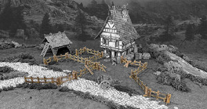 Brettspiel Battle Systems - Wooden Fencing