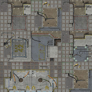 Brettspiel Battle Systems | Frontier Sci-fi - Spielmatte (60x60cm)
