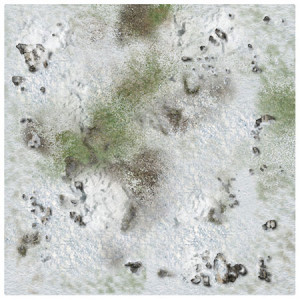 Spiel Battle Systems | Winter Snowscape - Spielmatte (60 x 60 cm)