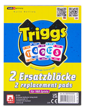 Kartenspiel Triggs - Zusatzblöcke (2er)