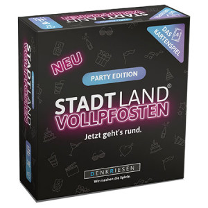 Kartenspiel Stadt Land Vollpfosten - Das Kartenspiel - Party Edition