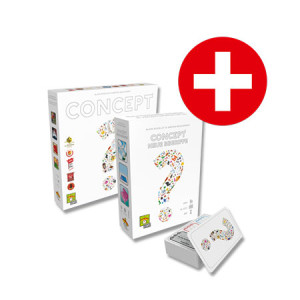 Asmodee Kartenspiel Concept + neue Begriffe - Bundle