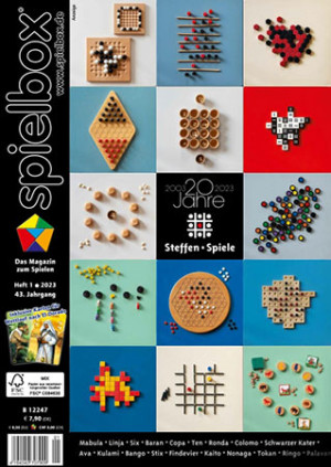 Spiel Spielbox 01/2023 inkl. Promo-Pack für Wettlauf nach EL Dorado