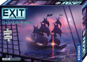 Kosmos Brettspiel EXIT: Spiel + Puzzle | Das Gold der Piraten