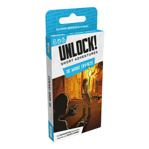 Asmodee Kartenspiel Unlock! Short Adventures | Die Mumie erwacht