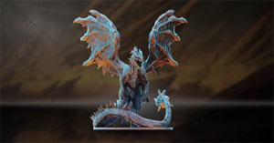 Spiel Dragonbond - Drachenminiatur Baastherox