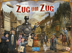 Asmodee Brettspiel Zug um Zug Legacy: Legenden des Westens