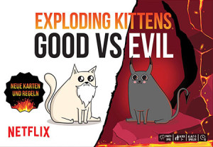 Kartenspiel Exploding Kittens: Good vs. Evil