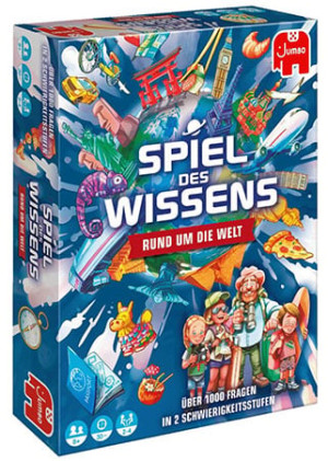 Jumbo Brettspiel Spiel des Wissens: Rund um die Welt