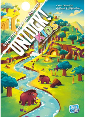 Asmodee Kartenspiel Unlock! Kids | Streifzug durch die Steinzeit