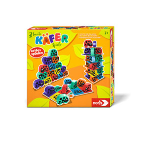 Noris Brettspiel 3 bunte Käferspiele