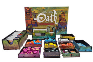 Spiel Sortiereinsatz: Oath - Reich & Exil: Die Chroniken mit UV Print