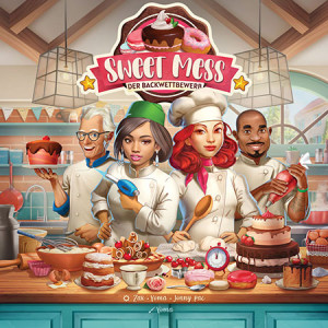 Brettspiel Sweet Mess: Der Backwettbewerb