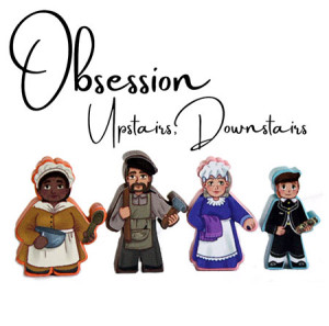 Spiel Obsession - Upstairs Downstairs Stickerpack
