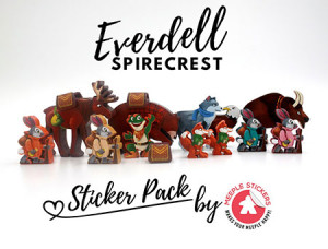 Spiel Everdell - Spirecrest Stickerpack